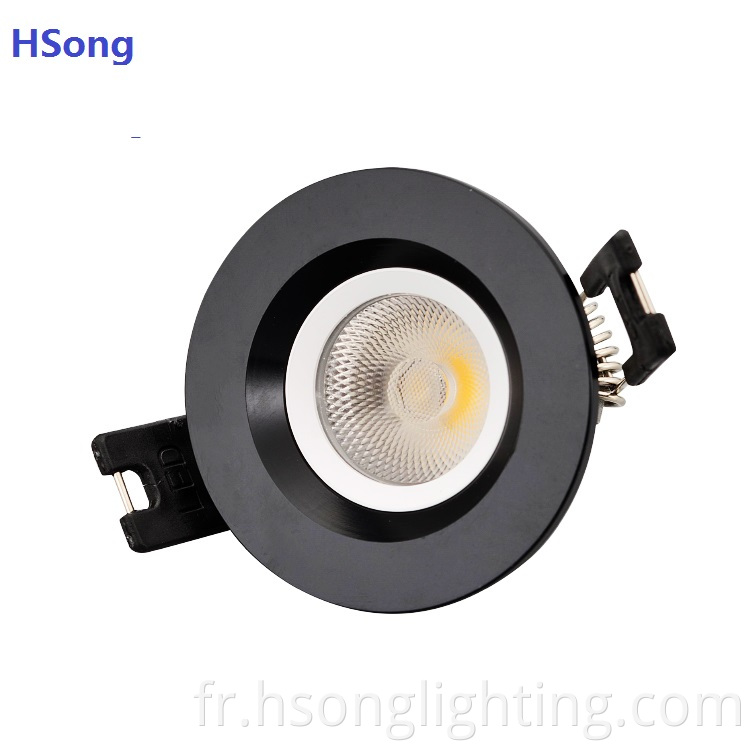 Prix ​​à bas prix Dimmable COB LED encastré Downlight Dimmable